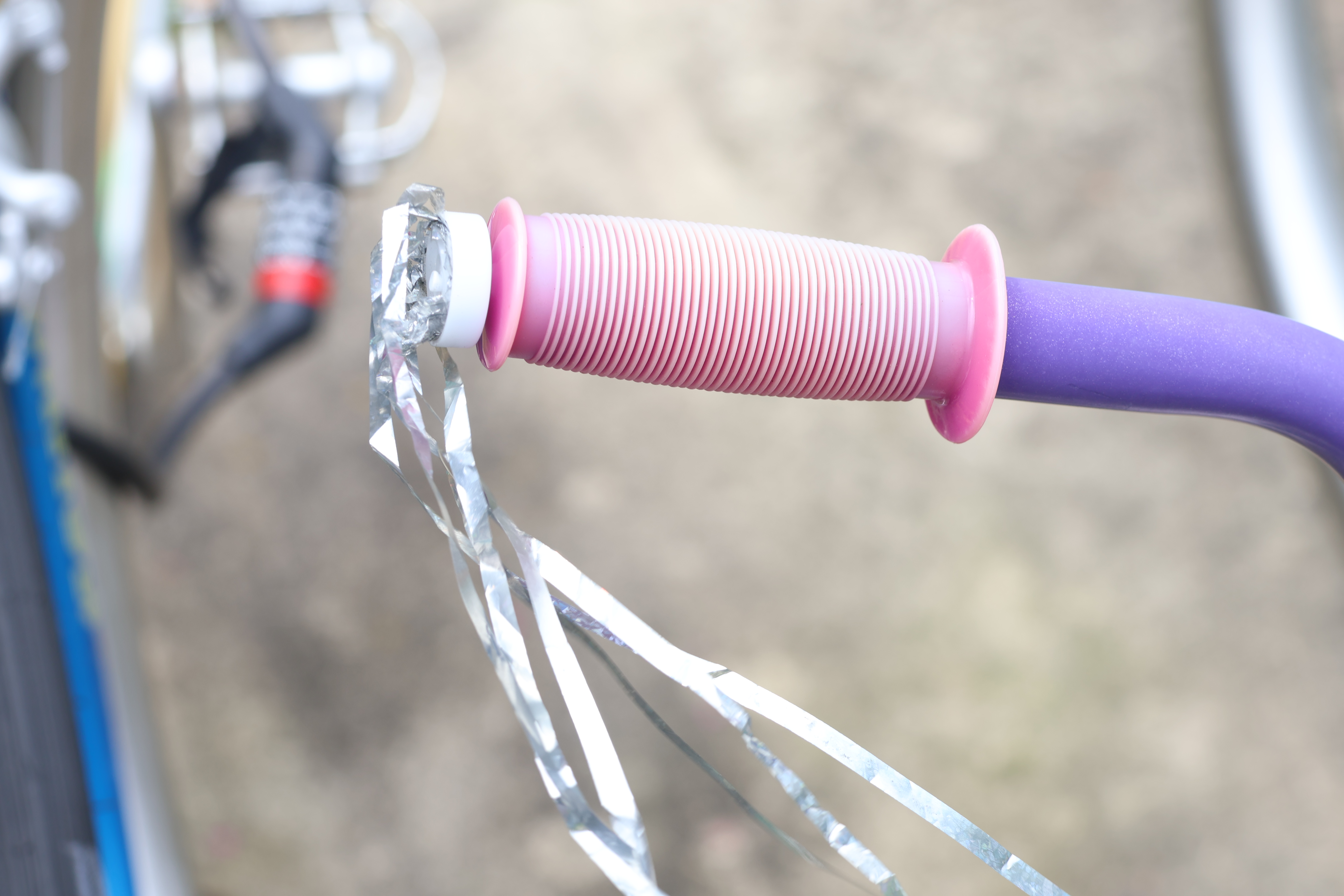 Silver Accessory on Bike