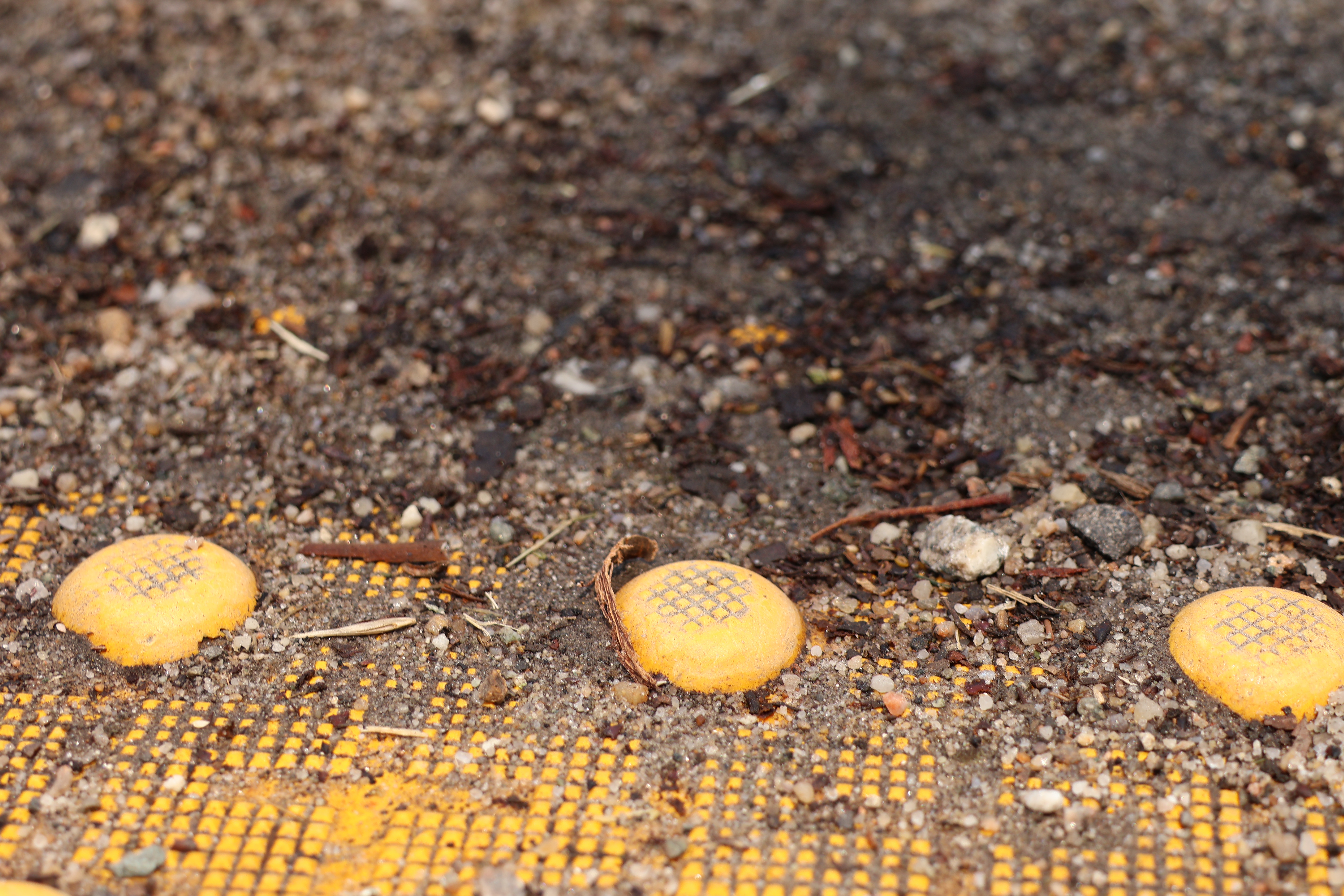 Rocks at a Yellow Ramp