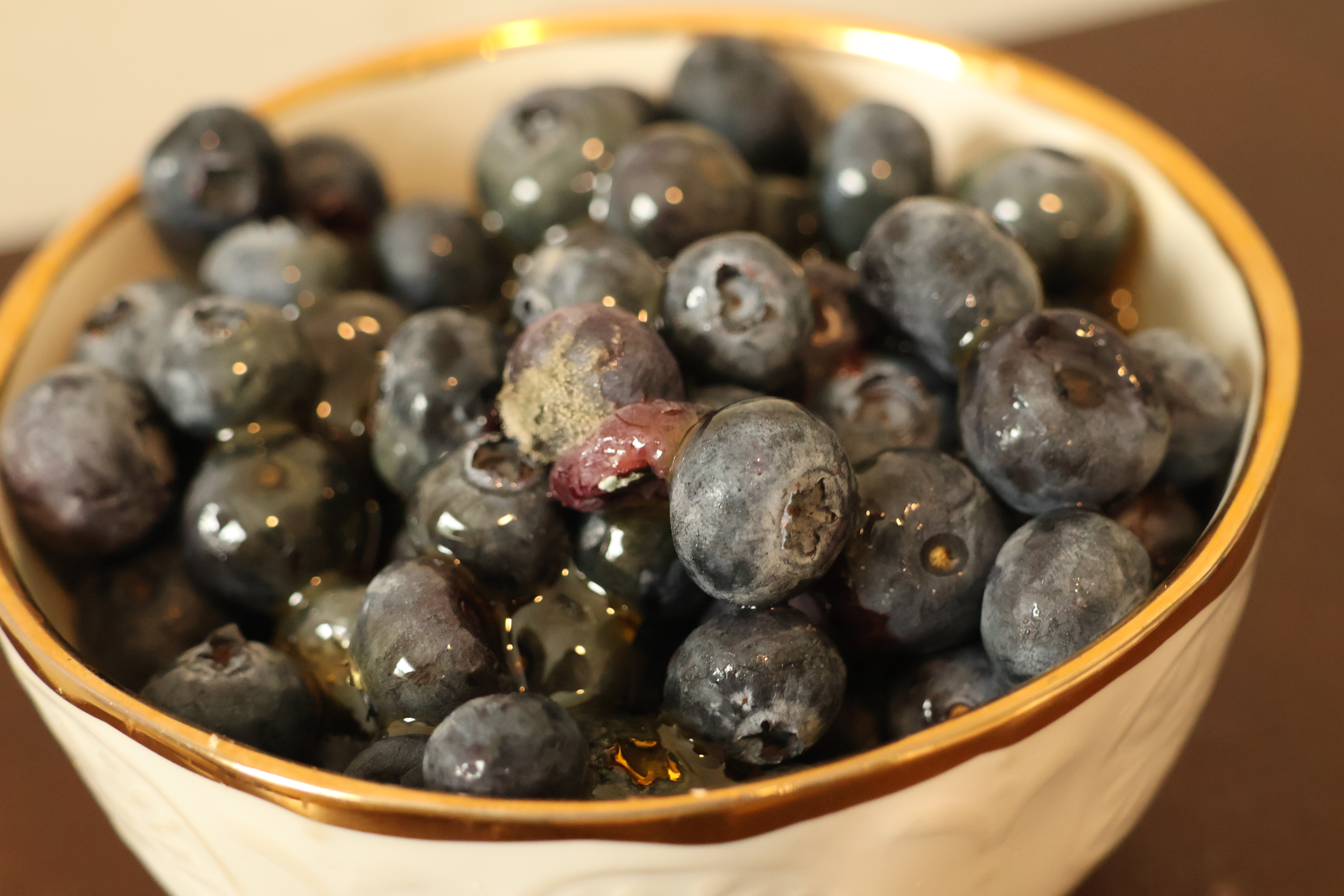 Blueberries with Honey