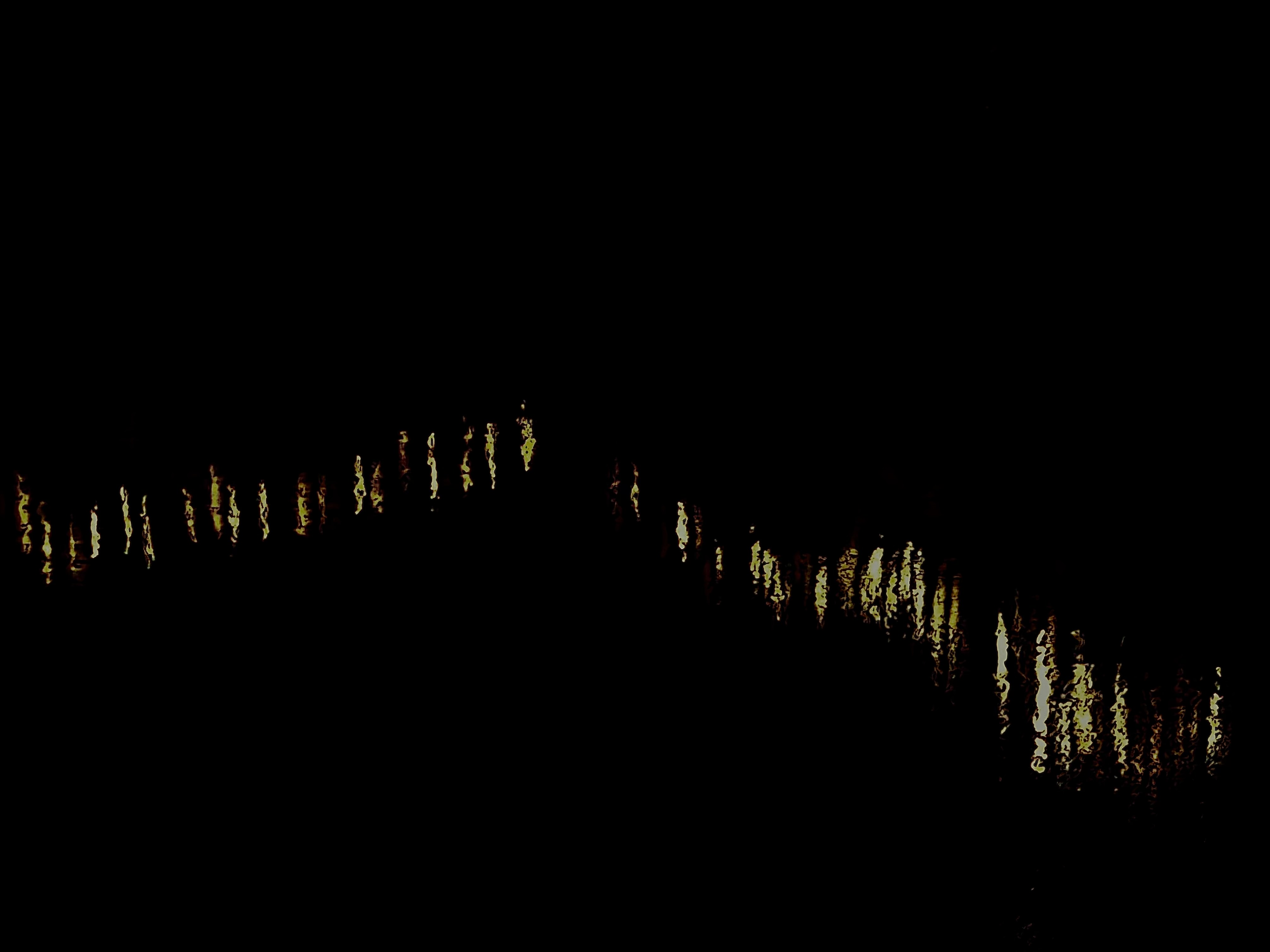 Pool Lights at Night