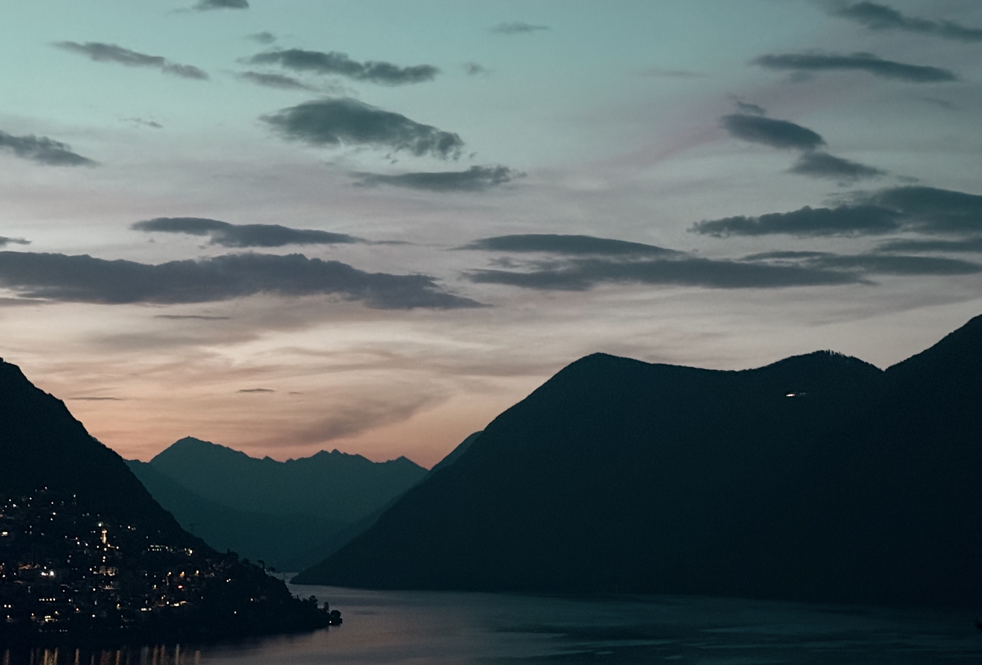 Sunrise in Lugano