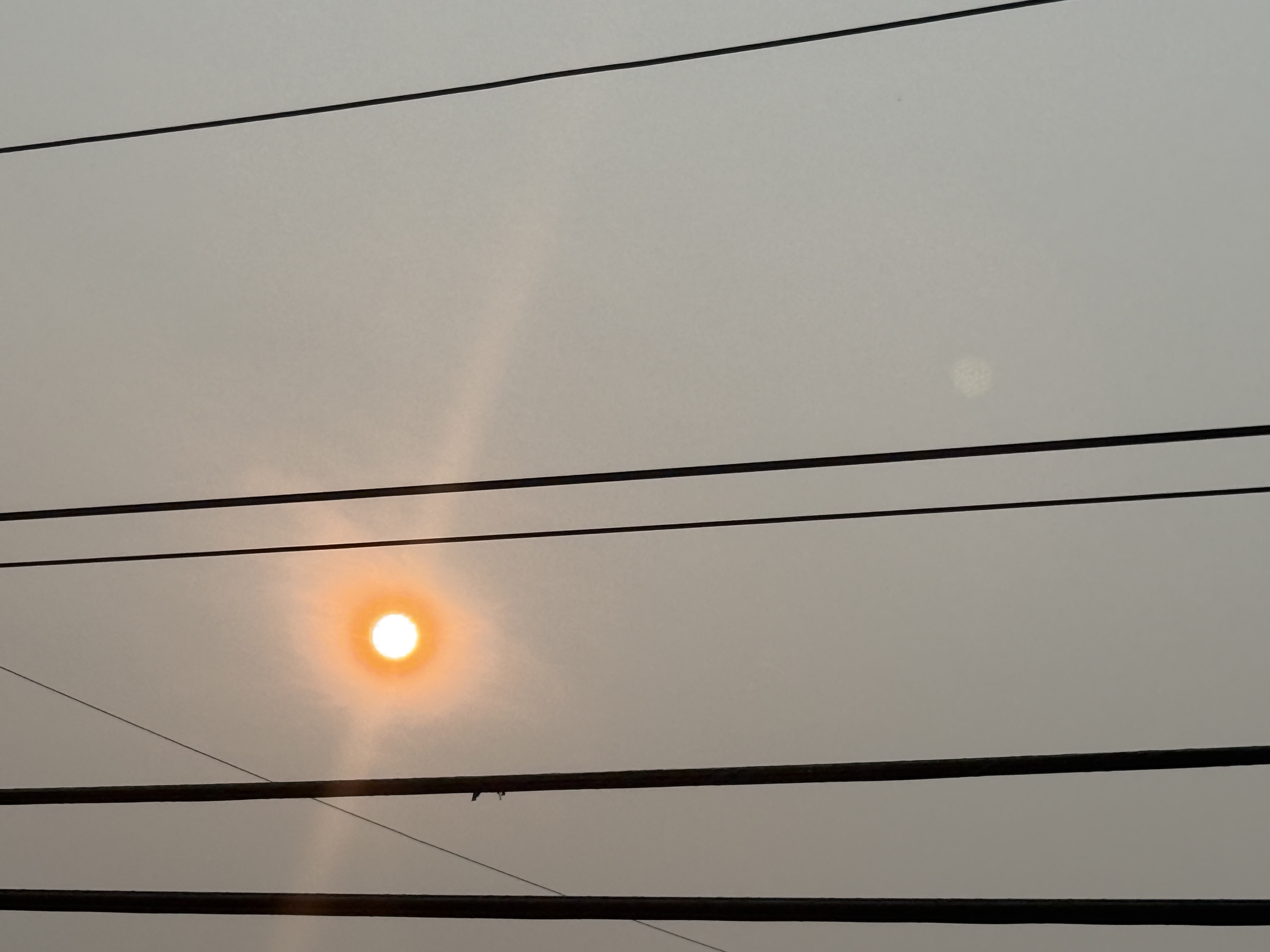 The Sun through the Haze 1